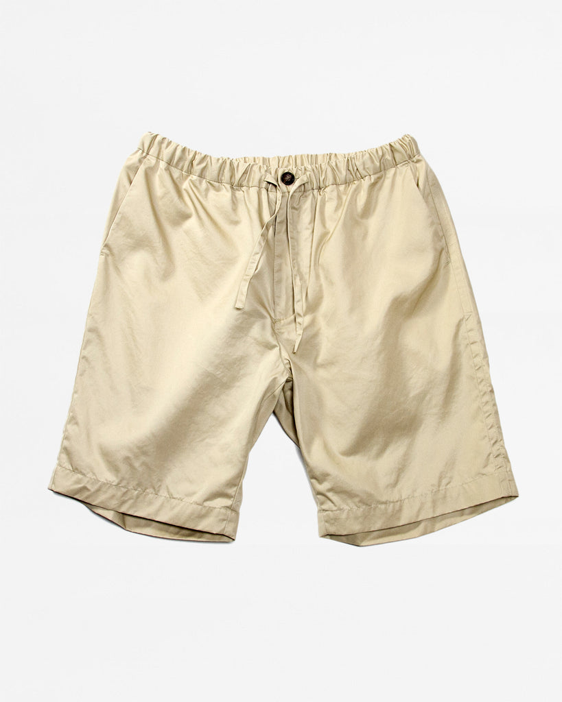 Elastic Cotton Short - Beige