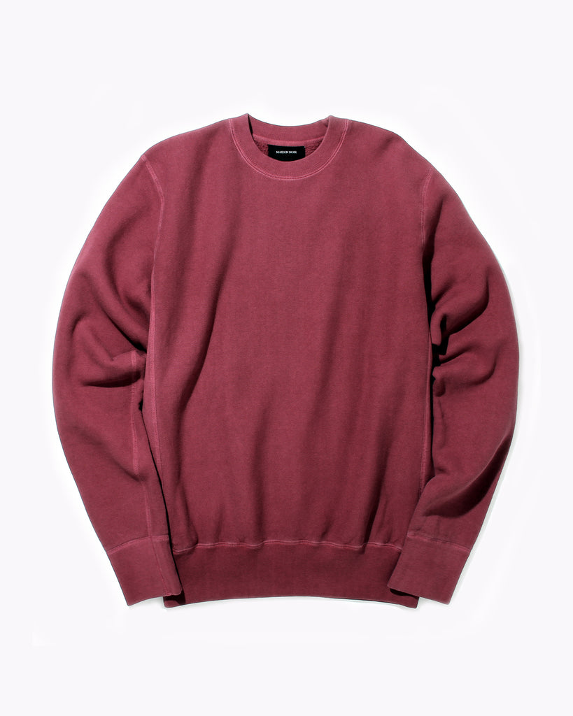 Natural Dyed Crew Fleece - Berry