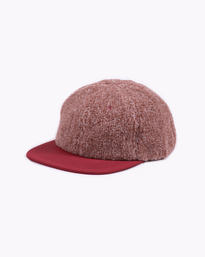 Fleece Ball Cap - Red