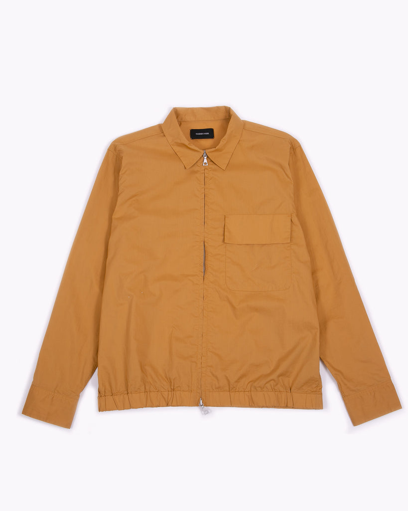 Typewriter Zip Shirt - Mustard